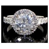 14kt White Gold 3.00 ct Diamond Ring