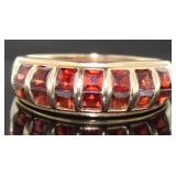 10kt Gold Natural Garnet Estate Ring