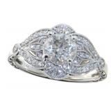 14kt Gold 1.27 ct Round Brilliant Diamond Ring