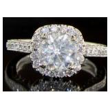 14kt Gold 3.12 ct Round Brilliant Diamond Ring