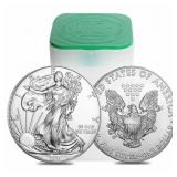 2021 - US Mint Roll Type 1 American Silver Eagle