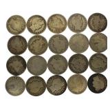 Mixed Date: Barber Silver Half Dollar
