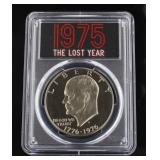 1976-S Type 1 Deep Cameo Eisenhower Dollar