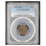 1909 VDB MS64BN Lincoln Copper Cent