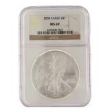 2004 MS69 American Eagle Silver Dollar