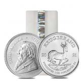 2021 One Ounce .999 Fine Silver Krugerrand