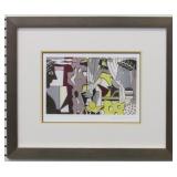 Cosmology Print Plate Signed By Roy Lichtenstein