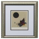 Black Relation Print Plate Signed By Kandinsky
