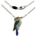 Swarovski Crystals Beautiful Bird Necklace