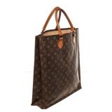 Louis Vuitton Sac Plat Monogram Handbag