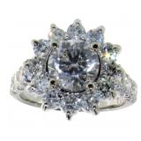 14kt Gold 3.87 ct Round Brilliant Diamond Ring