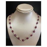 Genuine 29.60 ct Ruby Designer Necklace