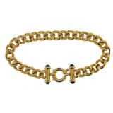 14kt Gold Italian 7.5" Designer Bracelet