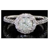 14kt Gold 1.66 ct Round Diamond Ring