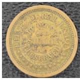 1863 Army & Navy Copper Civil War Token