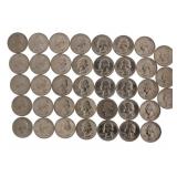 1955 BU Washington Silver Quarter