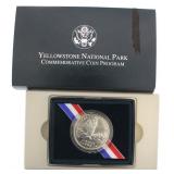 1999 US Mint Yellowstone Silver Commemorative