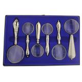 Vintage Style 6pc Set Magnifying Set