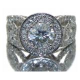 14kt Gold 2.18 ct Round Brilliant Diamond Ring