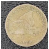 1858 Flying Eagle Copper Cent *2nd Year