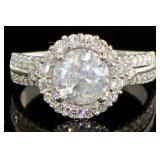 14kt Gold 2.39 ct Round Brilliant Diamond Ring