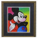 Mickey Mouse Giclee By Peter Max