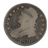 1826 Capped Bust Silver Half Dollar