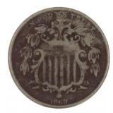 1869 Shield Nickel