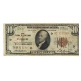 Series 1929 Cleveland $10.00 National Currency