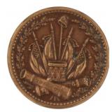1863 Our Country Copper Civil War Token