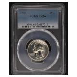 1964 - PCGS PR66 Washington Silver Quarter