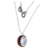 Beautiful Ruby Slider Necklace