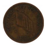 Shoot Him On The Spot Copper Civil War Token