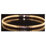 14kt Rose Gold Bangle Bracelet