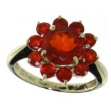 10kt Gold Vintage Fire Opal Estate Ring