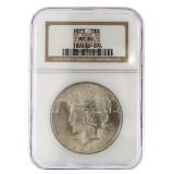 1923 Phjiladelphia MS64 Peace Silver Dollar