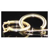 14kt Gold Huggie Hoop Earrings