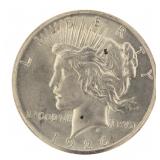1926 Philadelphia BU Peace Silver Dollar