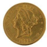 1898-S Liberty Head $20.00 Gold Double Eagle