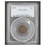 1875 Indian Head Copper Cent *Key Date