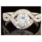 14kt Gold 1.34 ct Round Brilliant Diamond Ring
