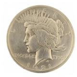 1921 High Relief Peace Silver Dollar *KEY Date