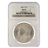 1884 New Orleans MS64 Morgan Silver Dollar