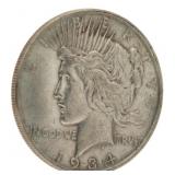 1934 Denver Peace Silver Dollar *Key Date