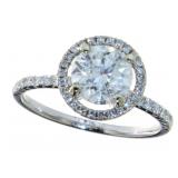 14kt Gold 1.83 ct Round Brilliant Diamond Ring