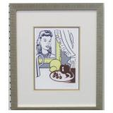 St. Li. At Wind. Pr. Pl. Sig. By Roy Lichtenstein