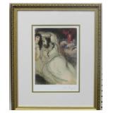 Sarah And Abimelech Pr. Pl. Sig. By Marc Chagall
