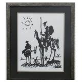 Don Quioxte Silkscreen By Pablo Picasso