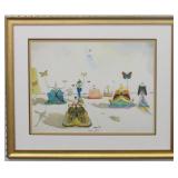 Butterfly Masquerade Giclee By Salvador Dali