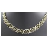Genuine Sapphire & Diamond Accent Evening Necklace